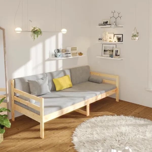 vidaXL Soffor>Dagbädd 80x200 cm massiv furu
