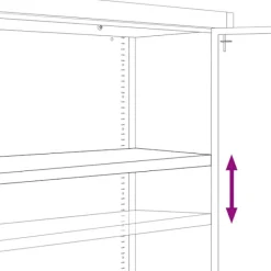 vidaXL Kontorsmöbler><noscript><img width=