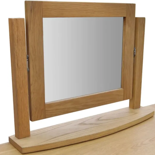 vidaXL Sminkbord>Ek toalettbord med pall