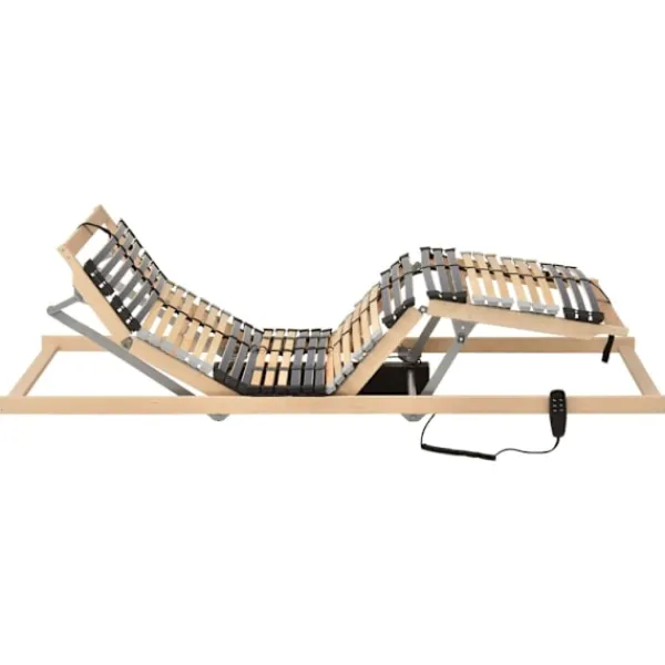 vidaXL Sängar>Elektrisk ribbotten med 42 ribbor 7 zoner 90x200 cm