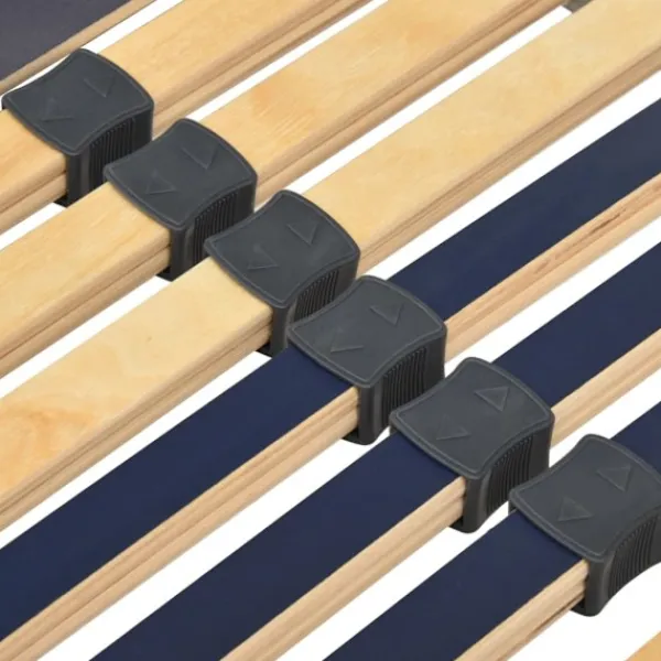 vidaXL Sängar>Elektrisk ribbotten med 42 ribbor 7 zoner 90x200 cm