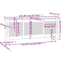 vidaXL Hyllor><noscript><img width=