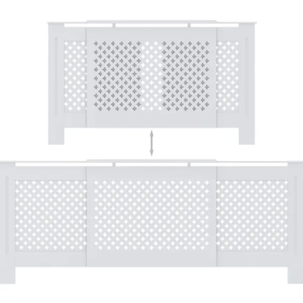 vidaXL Hyllor>Elementskydd MDF 205 cm