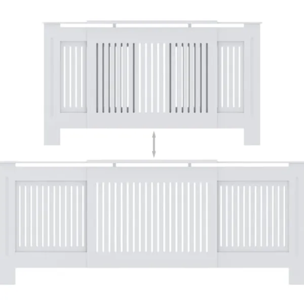 vidaXL Hyllor>Elementskydd MDF 205 cm