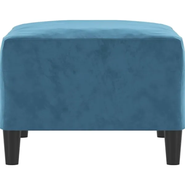 vidaXL Pallar>Fotpall 70x55x41 cm sammet