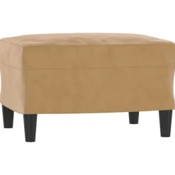 vidaXL Pallar>Fotpall 60x50x41 cm sammet