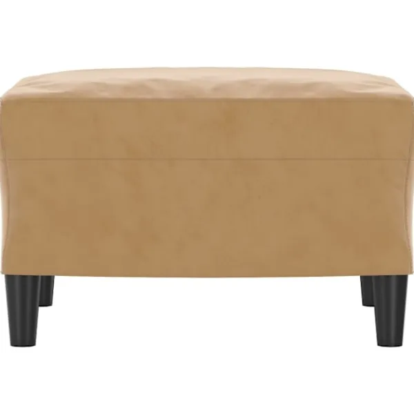 vidaXL Pallar>Fotpall 60x50x41 cm sammet
