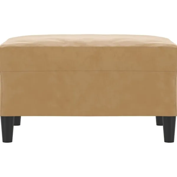 vidaXL Pallar>Fotpall 70x55x41 cm sammet