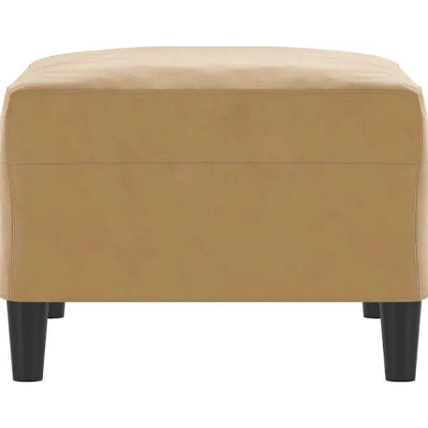 vidaXL Pallar>Fotpall 70x55x41 cm sammet