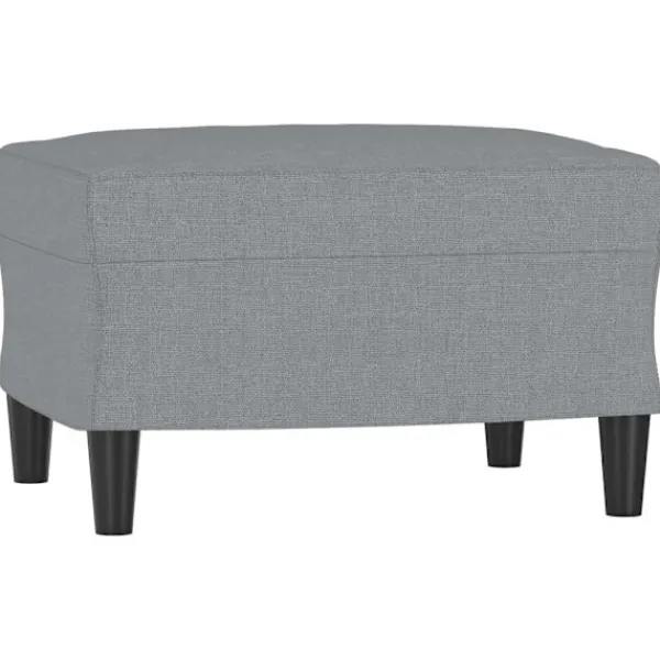 vidaXL Pallar>Fotpall Ljus 60x50x41 cm tyg