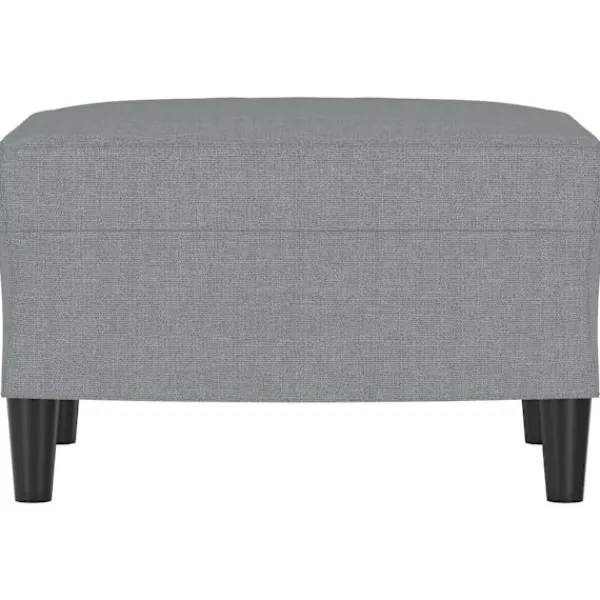 vidaXL Pallar>Fotpall Ljus 60x50x41 cm tyg