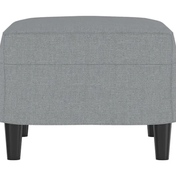 vidaXL Pallar>Fotpall Ljus 60x50x41 cm tyg