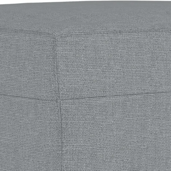 vidaXL Pallar>Fotpall Ljus 60x50x41 cm tyg