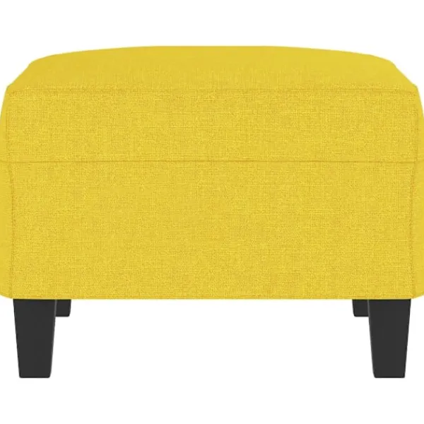 vidaXL Pallar>Fotpall ljus 70x55x41 cm tyg