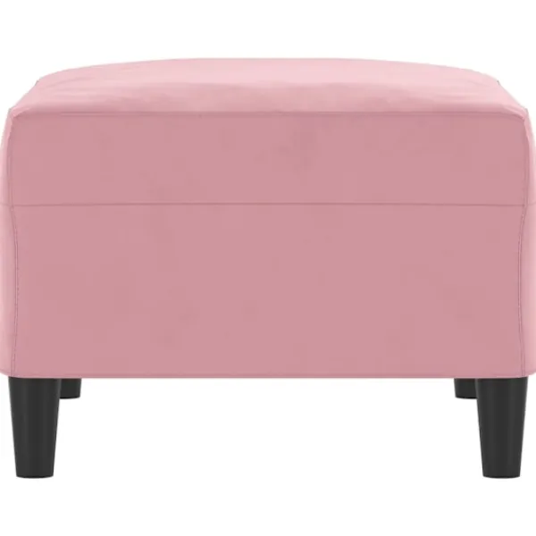 vidaXL Pallar>Fotpall 70x55x41 cm sammet