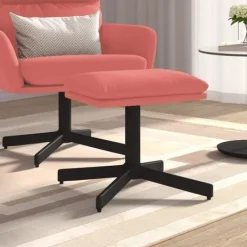 vidaXL Pallar>Fotpall 60x60x36 cm sammet