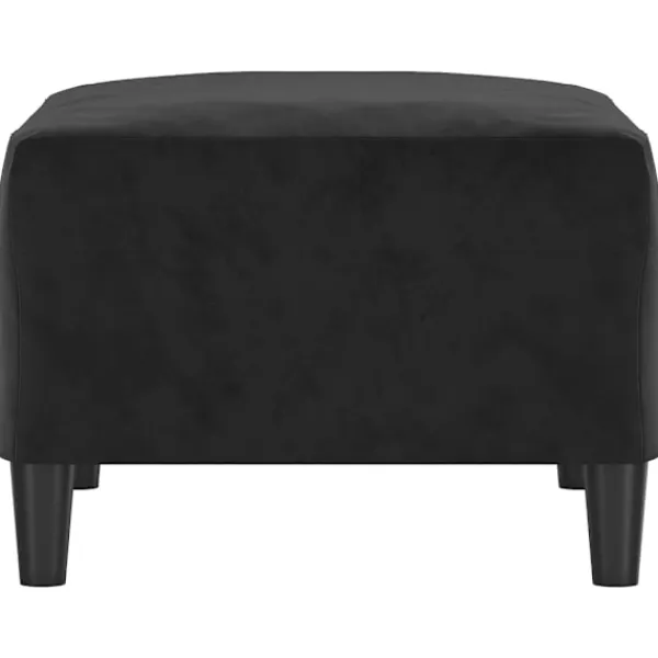 vidaXL Pallar>Fotpall 70x55x41 cm sammet