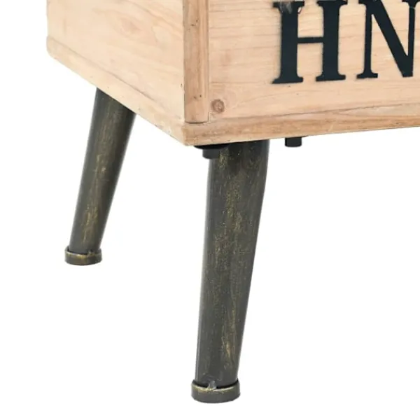 vidaXL Kistor & Koffertar>Förvaringsbänk 110 cm massivt granträ