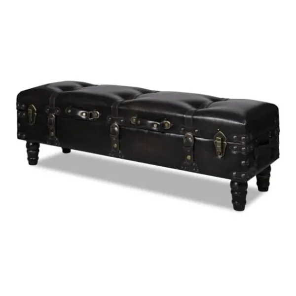 vidaXL Pallar>Förvaringsbänk lång 111x34x37 cm