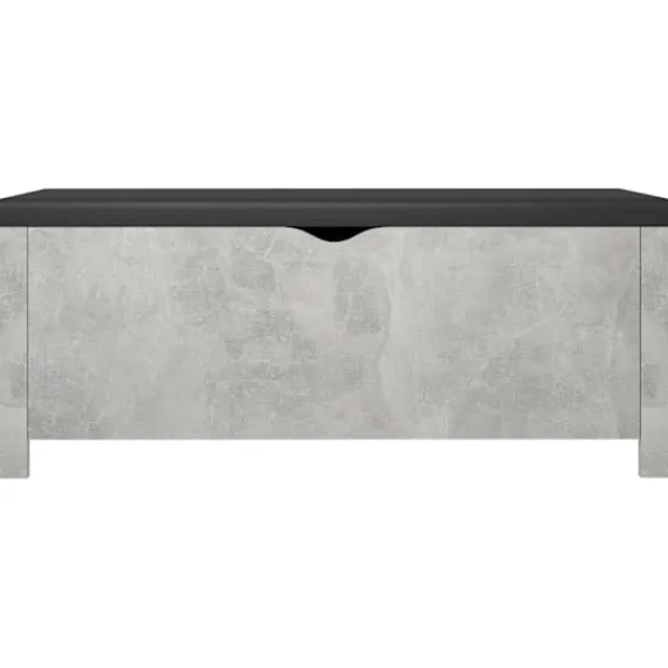 vidaXL Sideboards>Förvaringsbänk med dyna betong 105x40x45 cm konstruerat trä