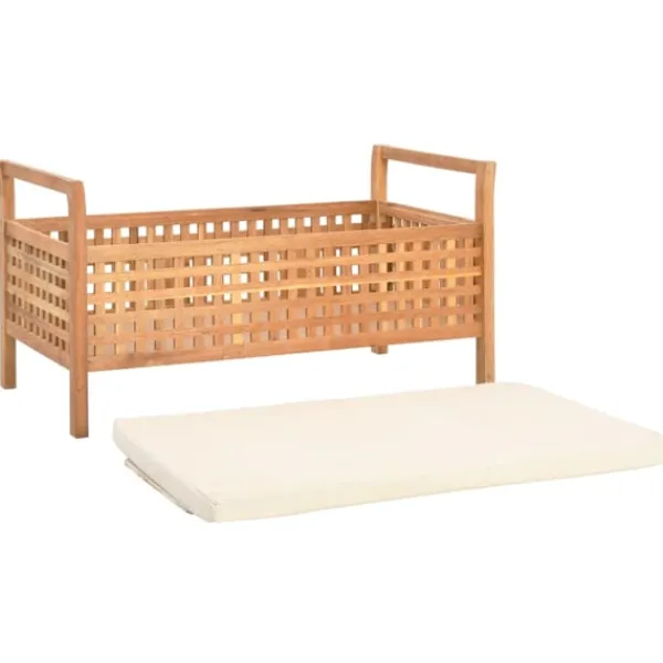 vidaXL Kistor & Koffertar>Förvaringsbänk 93x49x49 cm massivt valnötsträ