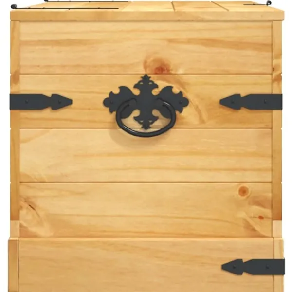 vidaXL Kistor & Koffertar>Förvaringskista mexikansk Coronastil furu 91x49,5x47 cm