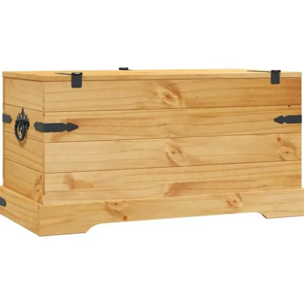 vidaXL Kistor & Koffertar>Förvaringskista mexikansk Coronastil furu 91x49,5x47 cm