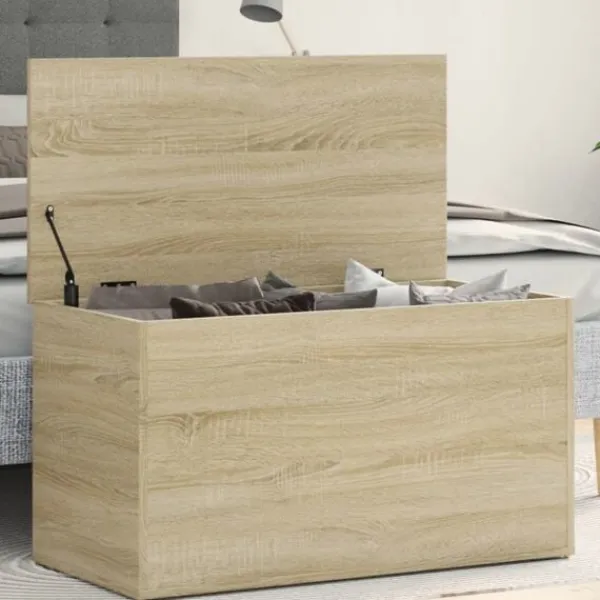 vidaXL Kistor & Koffertar>Förvaringskista sonoma-ek 84x42x46 cm konstruerat trä