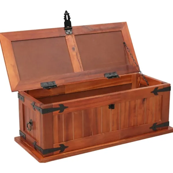 vidaXL Kistor & Koffertar>Förvaringskista 60x25x22 cm massivt akaciaträ