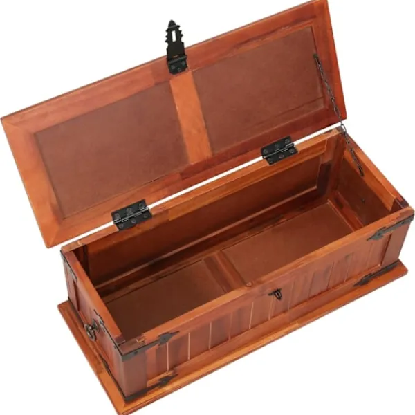 vidaXL Kistor & Koffertar>Förvaringskista 60x25x22 cm massivt akaciaträ