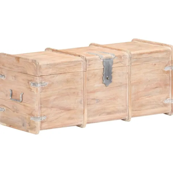 vidaXL Kistor & Koffertar>Förvaringskista 90x40x40 cm massivt akaciaträ