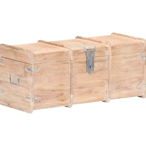 vidaXL Kistor & Koffertar>Förvaringskista 90x40x40 cm massivt akaciaträ