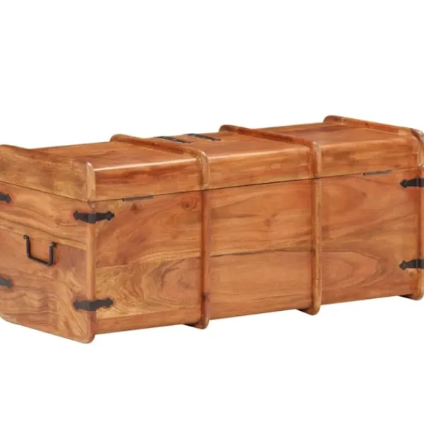 vidaXL Kistor & Koffertar>Förvaringskista 90x40x40 cm massivt akaciaträ