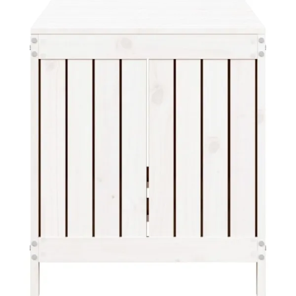 vidaXL Kistor & Koffertar>Förvaringslåda 121x55x64 cm massiv furu