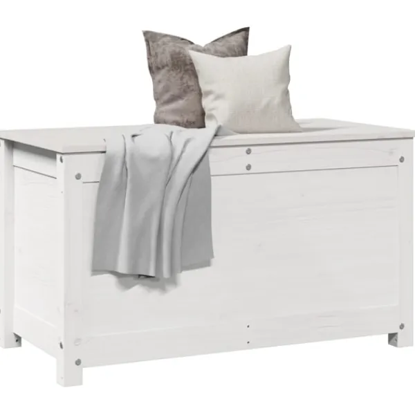 vidaXL Kistor & Koffertar>Förvaringslåda 80x40x45,5 cm massiv furu