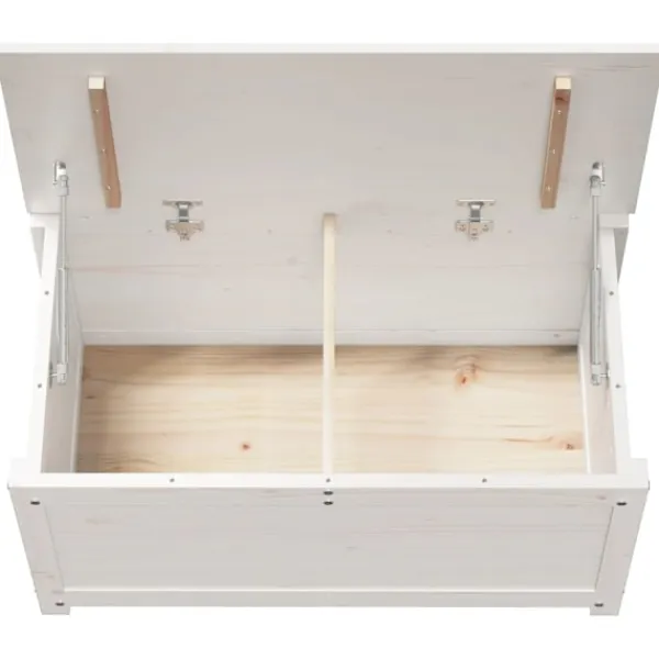 vidaXL Kistor & Koffertar>Förvaringslåda 80x40x45,5 cm massiv furu