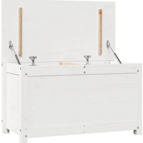 vidaXL Kistor & Koffertar>Förvaringslåda 80x40x45,5 cm massiv furu