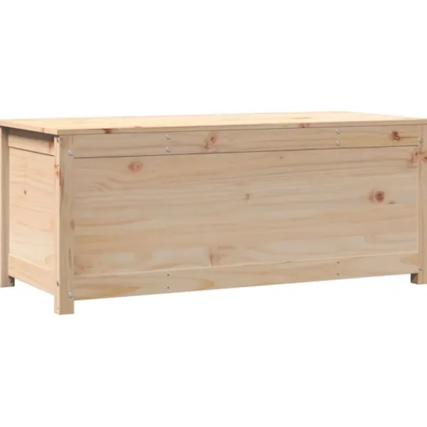 vidaXL Kistor & Koffertar>Förvaringslåda 110x50x45,5 cm massiv furu