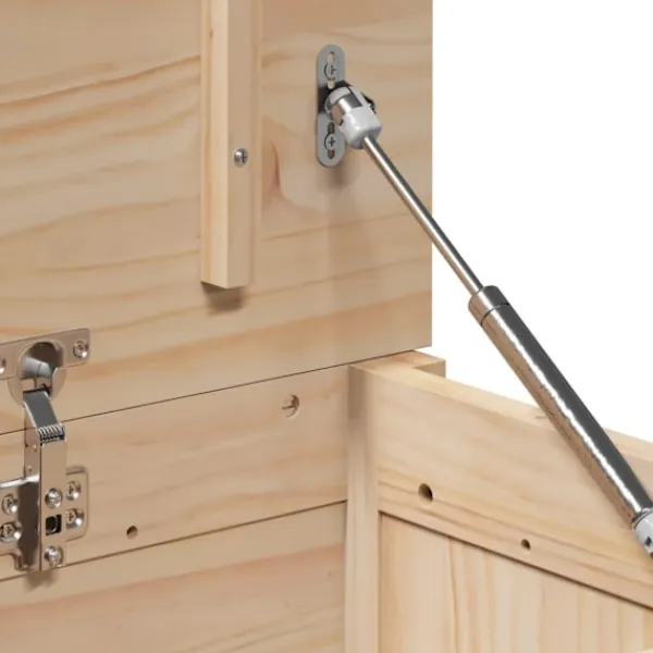 vidaXL Kistor & Koffertar>Förvaringslåda 110x50x45,5 cm massiv furu