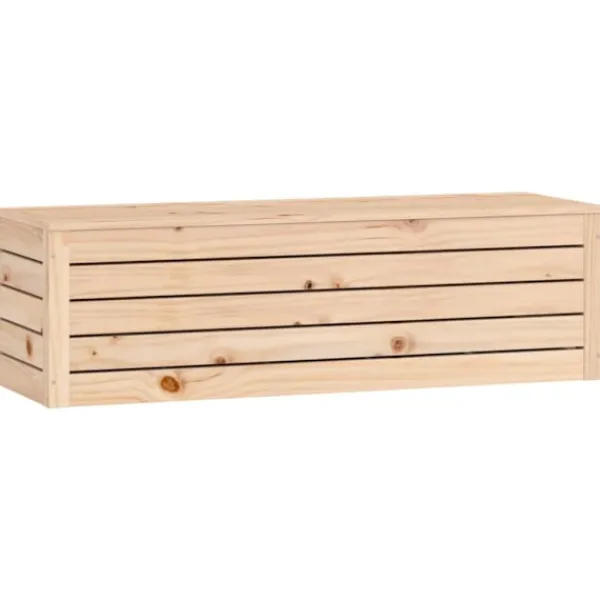 vidaXL Kistor & Koffertar>Förvaringslåda 109x36,5x33 cm massiv furu