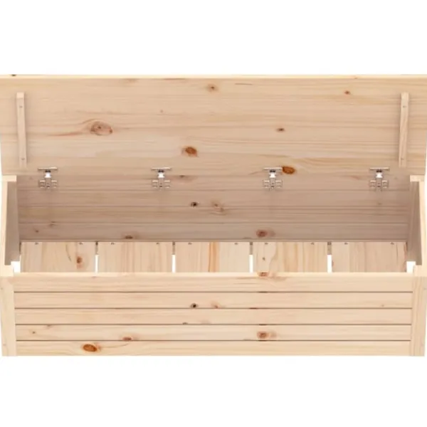 vidaXL Kistor & Koffertar>Förvaringslåda 109x36,5x33 cm massiv furu