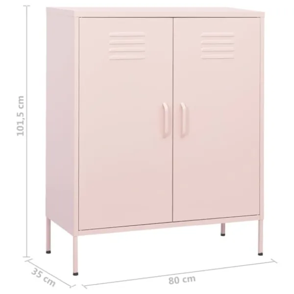 vidaXL Skåp>Förvaringsskåp 80x35x101,5 cm stål