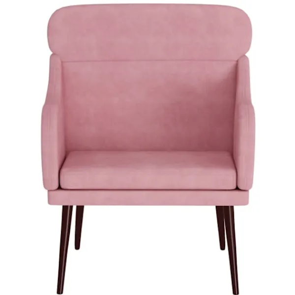 vidaXL Fåtöljer>Fåtölj 63x76x80 cm sammet