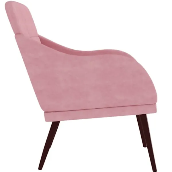 vidaXL Fåtöljer>Fåtölj 63x76x80 cm sammet