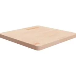 vidaXL Småbord>Fyrkantig bordsskiva 60x60x4 cm obehandlad massiv ek