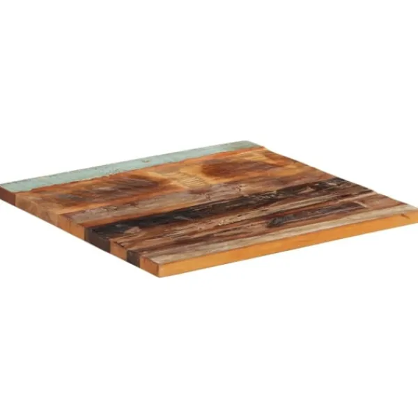 vidaXL Småbord>Fyrkantig bordsskiva 60x60 cm 25-27 mm massivt återvunnet trä