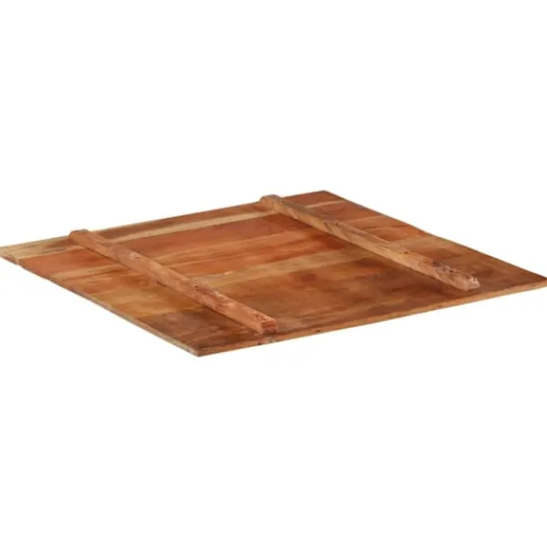 vidaXL Matbord>Fyrkantig bordsskiva 80x80 cm 15-16 mm massivt återvunnet trä