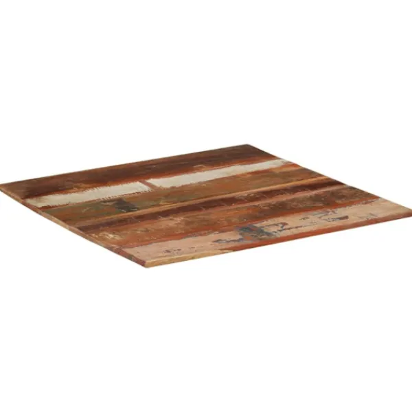 vidaXL Matbord>Fyrkantig bordsskiva 80x80 cm 15-16 mm massivt återvunnet trä