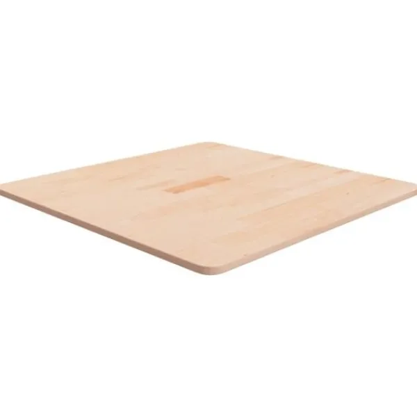 vidaXL Matbord>Fyrkantig bordsskiva 70x70x1,5 cm obehandlat massiv ek