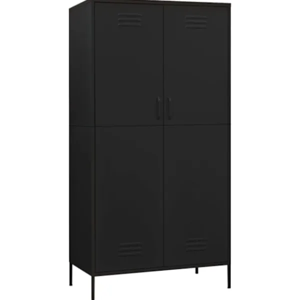 vidaXL Skåp>Garderob 90x50x180 cm stål
